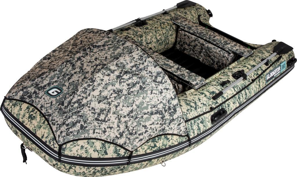 Лодка ПВХ GLADIATOR E380 CAMO Лодка ПВХ GLADIATOR E380 CAMO