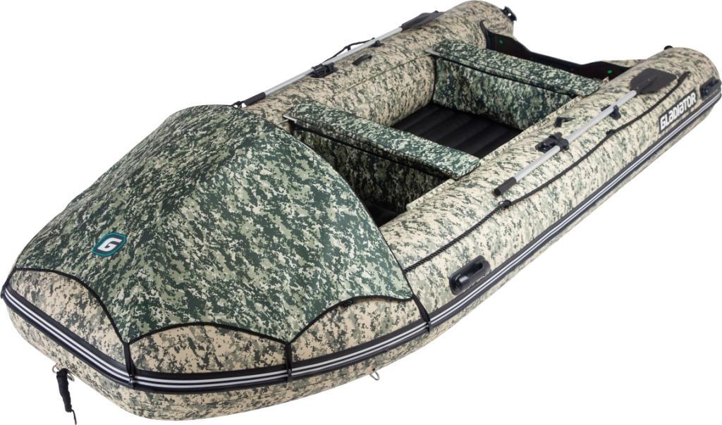 Лодка ПВХ GLADIATOR E450 CAMO Лодка ПВХ GLADIATOR E450 CAMO